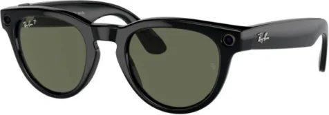 Смарт-окуляри Ray-Ban Meta Headliner Large - Shiny Black / G-15 Green (RW4009F 601/71 51-23) - Зображення 3