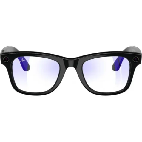 Смарт-окуляри Ray-Ban Meta Wayfarer Shiny Black Frame Clear Lenses (RW4006 601/SB 50-22) - Зображення 5